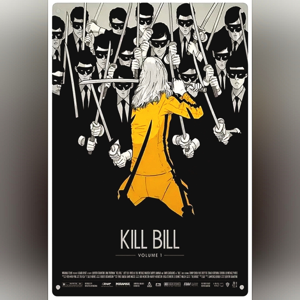 Kill Bill Movie Decorative Tin Sign